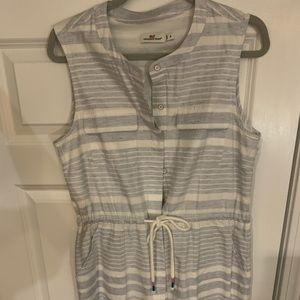 Vineyard Vines button up lined tank dress
